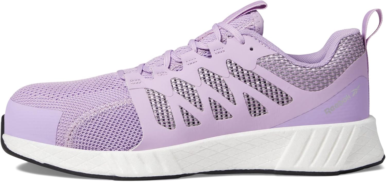 Reebok Work Women's RB340 Fusion Flexweave Work Construction Shoe Purple, 7 Wide