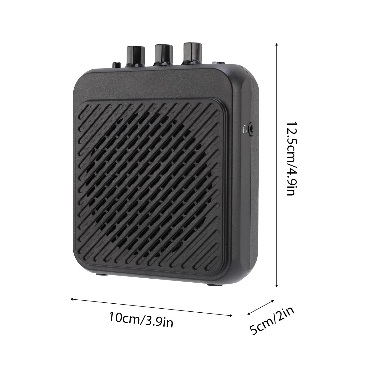 Generic Amplificador de Guitarra Eléctrica, Mini Altavoz BT Clean OD 3W Recargable 2 Modo, Monta de Cintura para Principiantes
