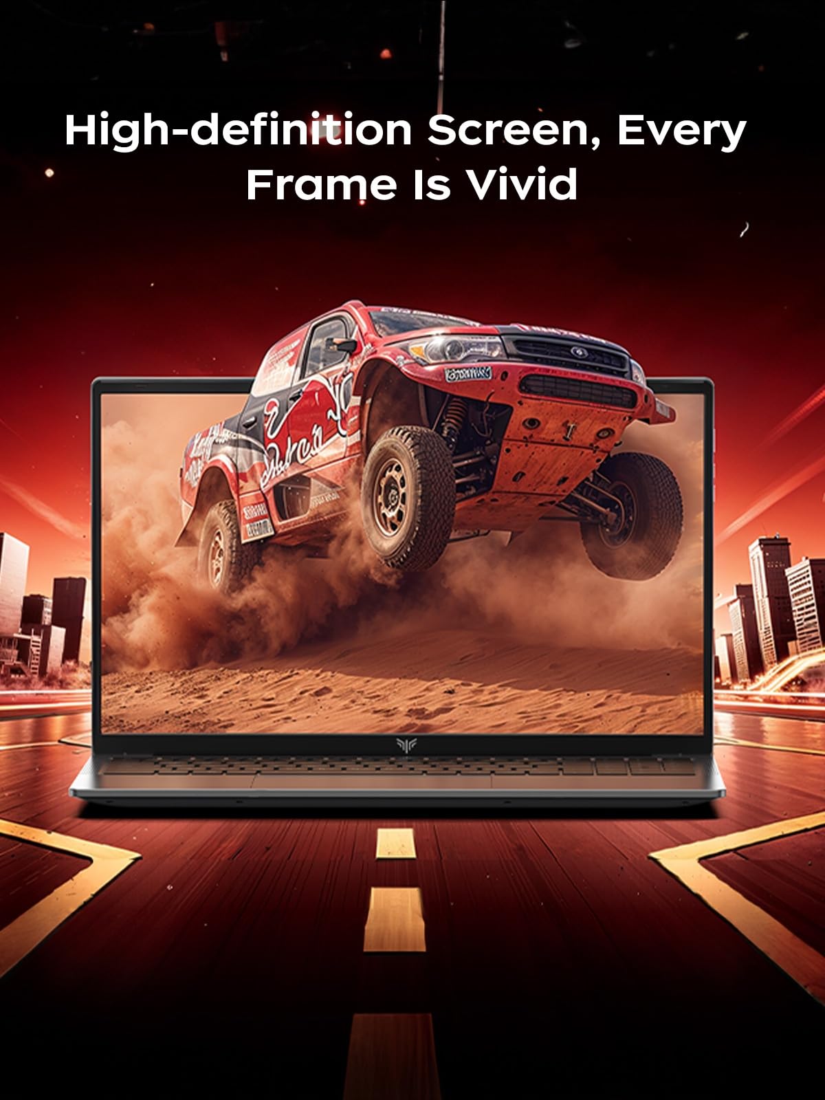 Gaming Laptop, 15.6 Inch FHD Display 2026 Laptop, Ryzen 7 7730U 16-Thread CPU, up to 4.5 GHz, 16 GB RAM, 512 GB SSD, NVMe PCIe 3.0, Supports 4 TB Extension, Gaming Laptops, Lightweight, WiFi6, HDMI - 4