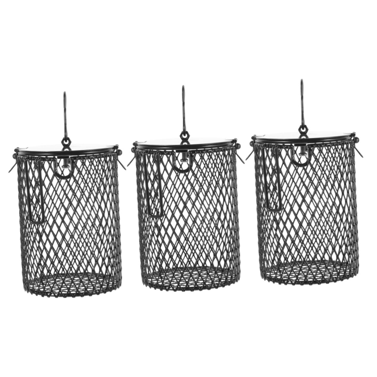 FRCOLOR 3pezzi Lampada Riscaldante Per Rettili Paralume Per Box Vivarium Copertura Pratica e Design Elegante Per Tartarughe e Altri Animali Domestici Accessorio Per Riscaldamento Lampada e