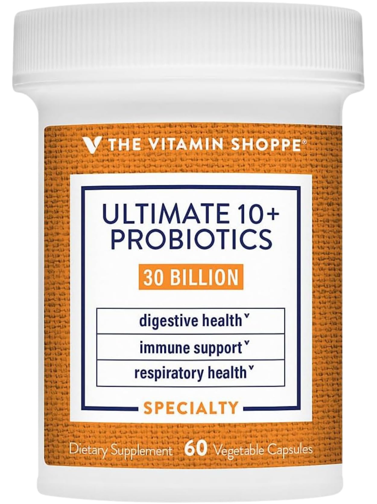 The Vitamin Shoppe Brand Ultimate 10+ Probiotics, 13B CFUs, 60 Capsules 60 Count (Pack of 1)