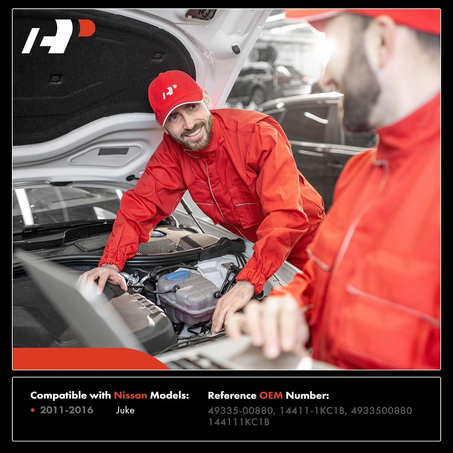 A-Premium TF035HL8 Complete Turbo Turbocharger Kit, with Wastegate Actuator & Gasket, Compatible with Nissan Juke 2011 2012 2013 2014 2015 2016, 1.6L, MR16DDT, Replace# 49335-00880, 14411-1KC1B