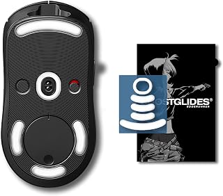 GhostGlides EDGERUNNER Micro Curved Performance/Replacement Mouse Skates Feet for Logitech G PRO Wireless PTFE Mouse Upgrade Esports