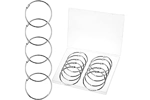 Mr. Pen 3 Inch Loose Leaf Binder Rings (10 Pack)
