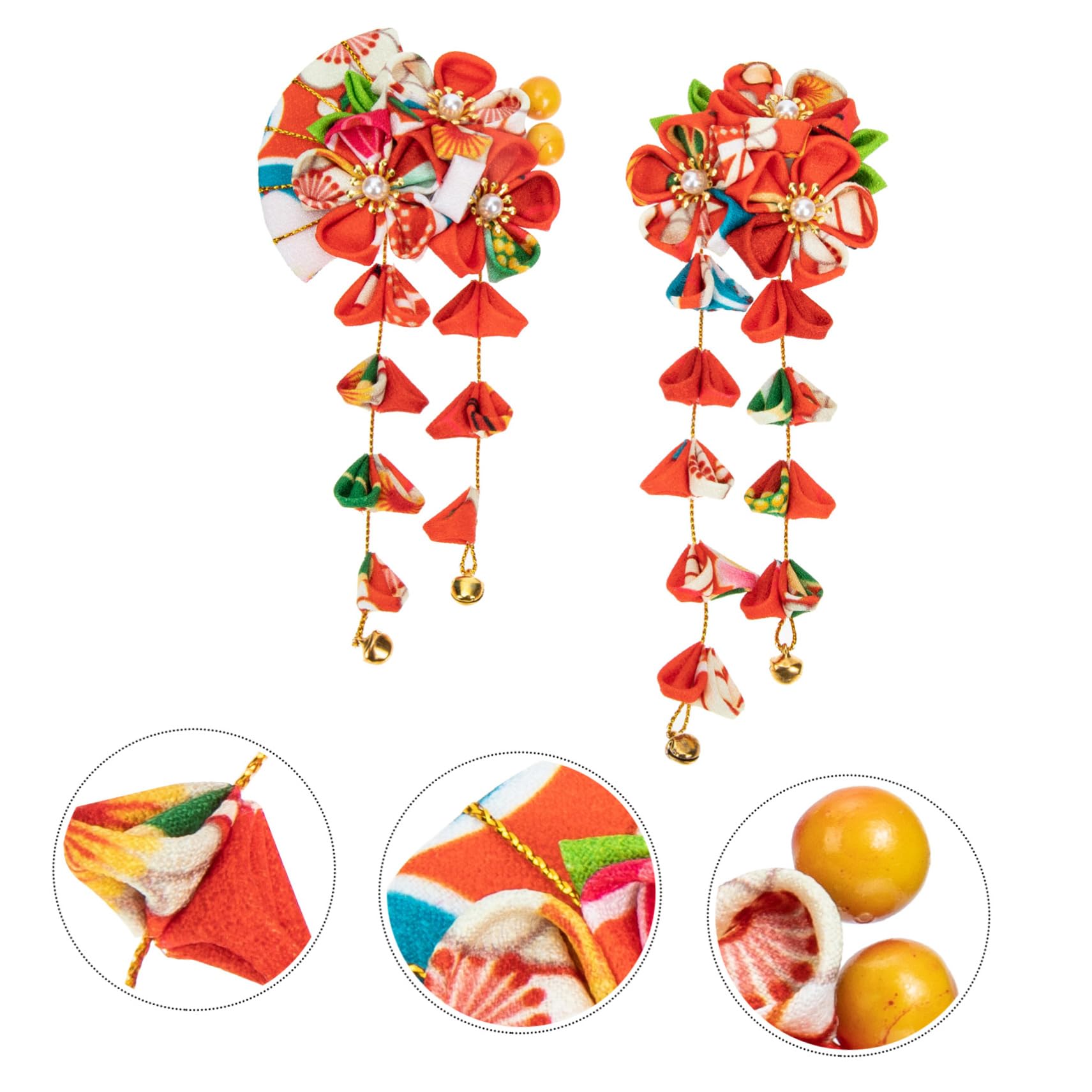 DOITOOL 8stücke Haarschmuck Mit Blumen-fan Haarnadeln Elegante Haarclips Aus Hochwertigem Material Für Frauen Für Hochzeiten Fotoshootings Und Täglichen Gebrauch
