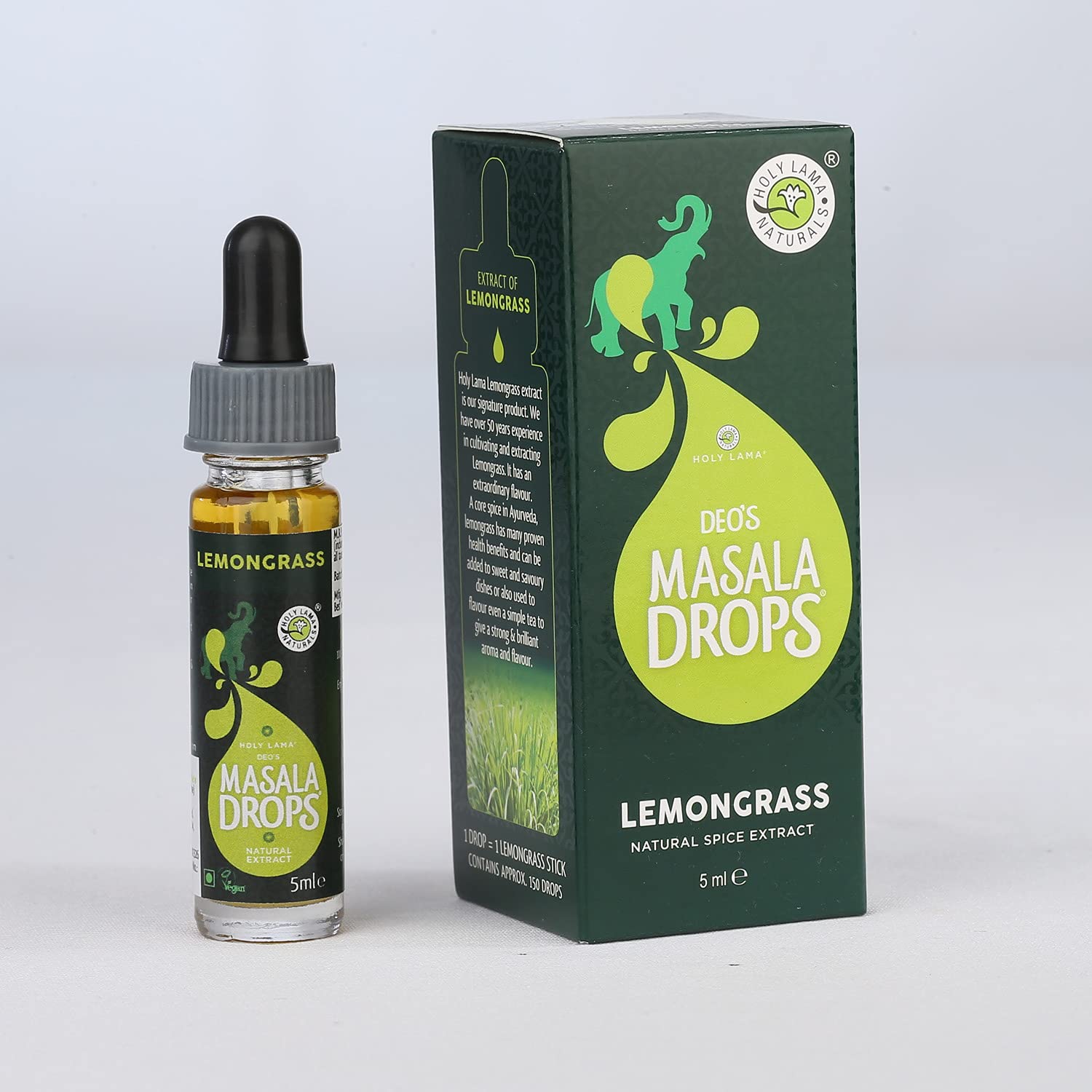 Holy Lama Naturals Deos Lemongrass Masala Drops (5 ml) (B01GBIZFJA) Amazon Price History, Amazon Price Tracker