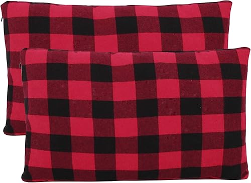 Vista 27 de REDCAMP Almohada pequeña de camping ligera y comprimible, 2 almohadas de viaje de franela con funda de almohada extraíble Paquete de 2 unidades más