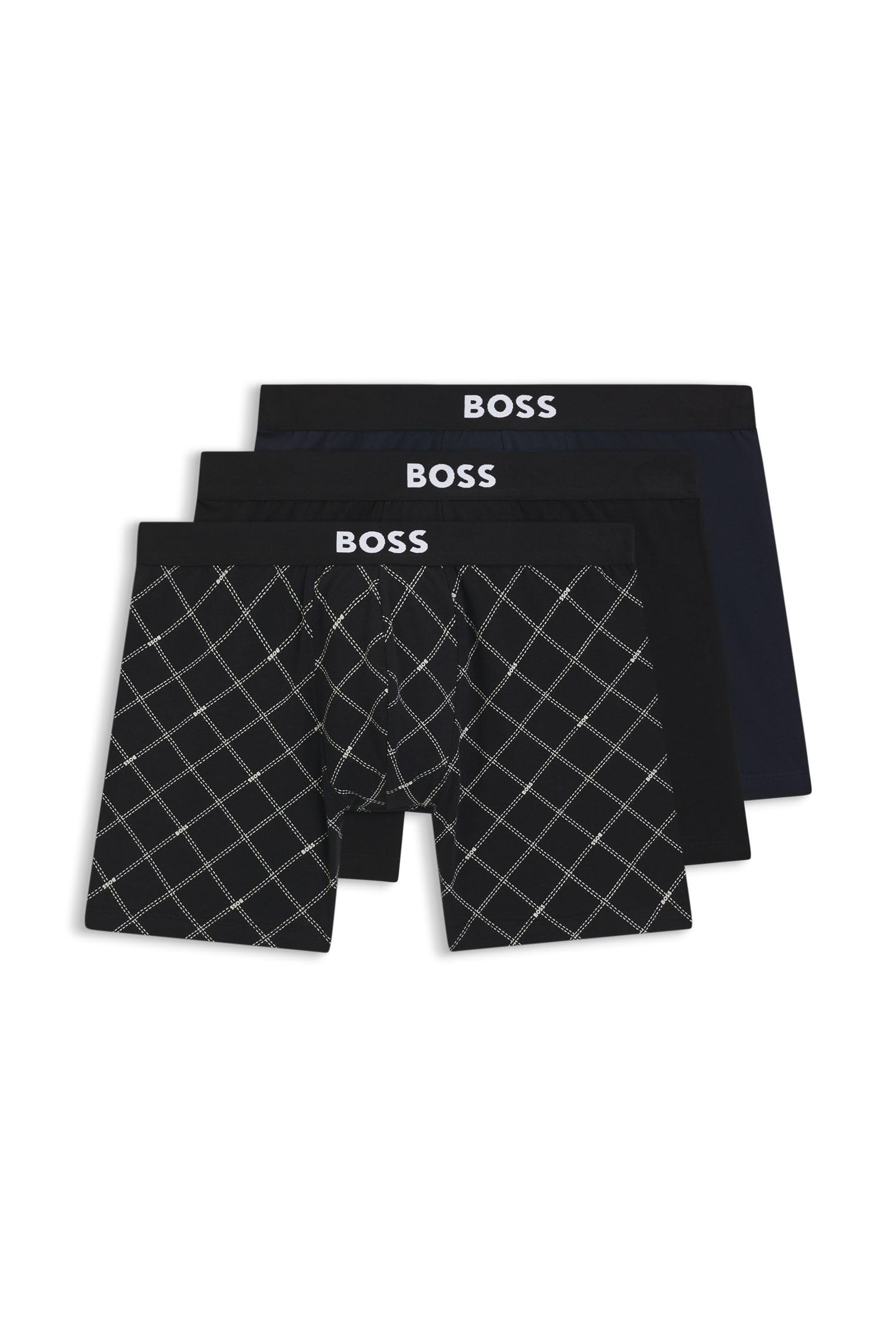 BOSS Herren Boxerbr3p Boss One D 10267408 Boxer_Brief (3er Pack)
