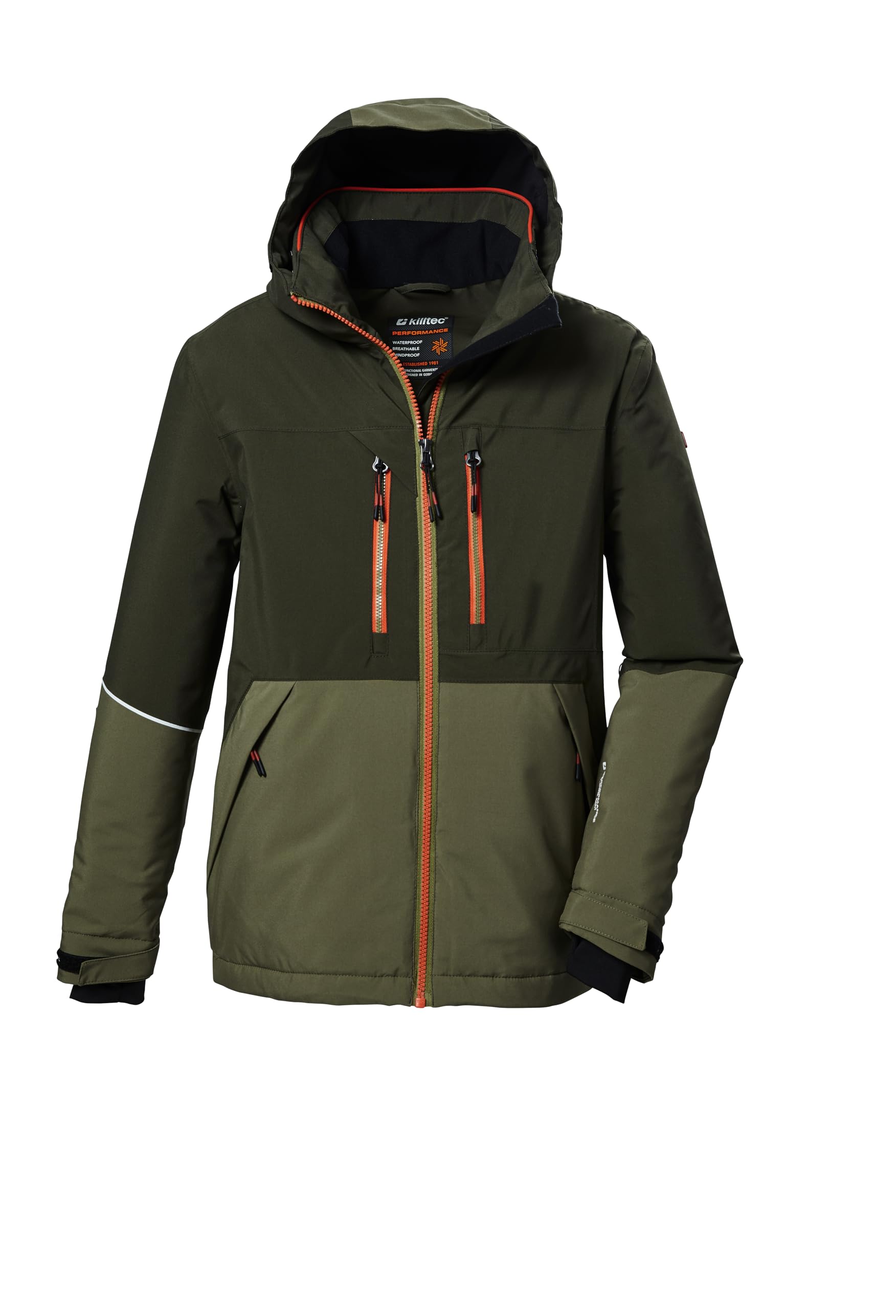 Killtec Ksw 388 Bys Ski Jckt Chaqueta de esquí/chaqueta funcional con capucha y protección contra la nieve Niños