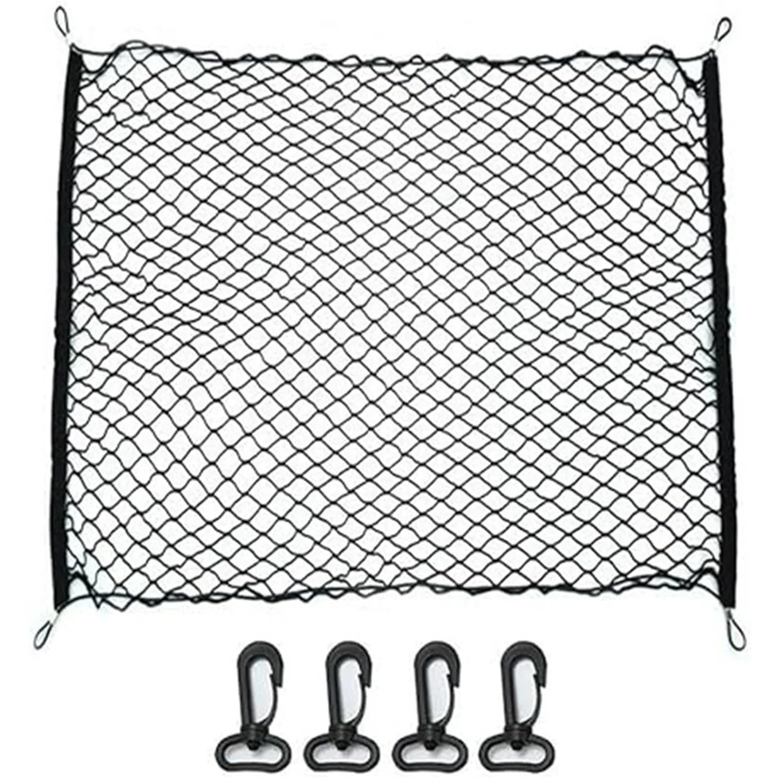 Kofferraum Netz Gepäcknetz for Auto | Universeller elastischer Gepäck-Organizer for den hinteren Kofferraum, Nylon-Mesh-Innenraum