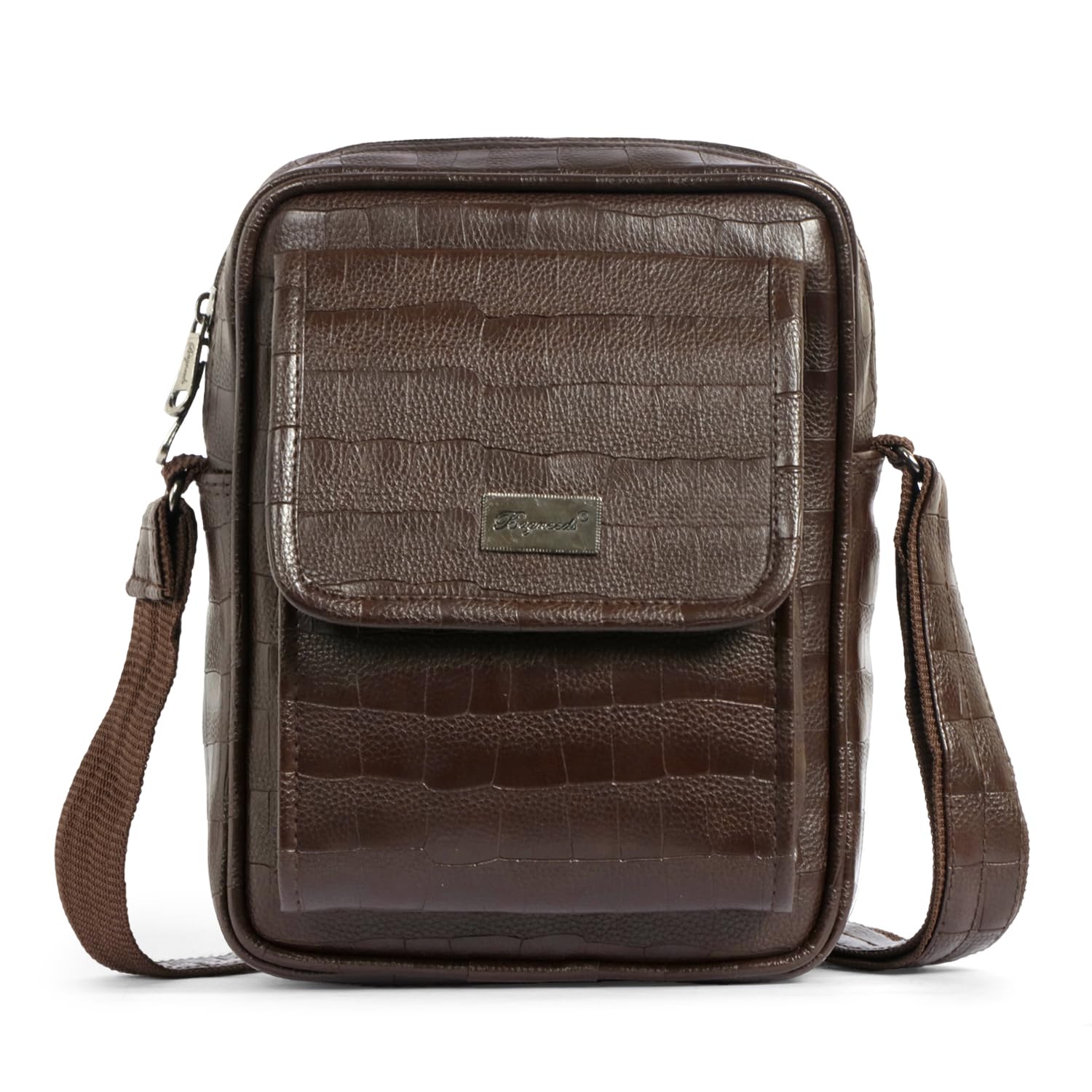 Premium Faux Leather Sling Bag for Men & Women | Stylish Crossbody Shoulder Bag for Daily Use, Office, Travel & Casual Wear-image-6