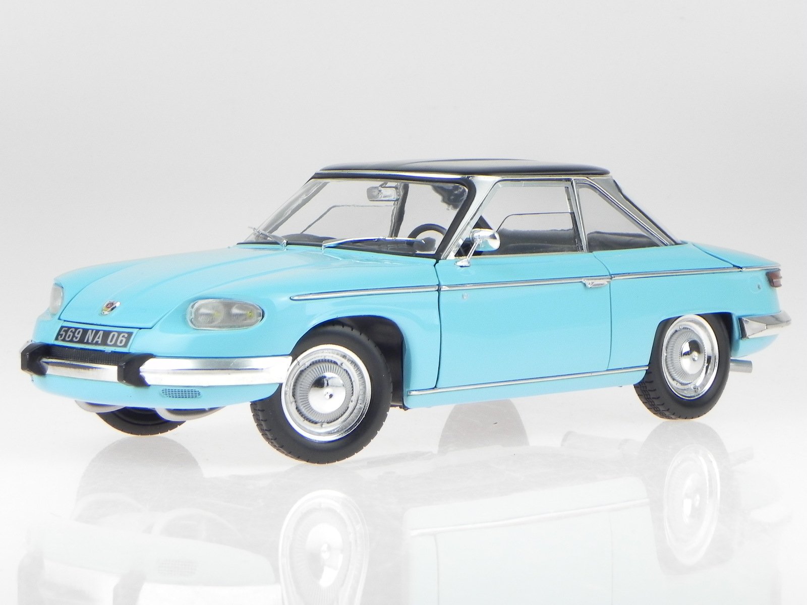 Panhard 24 CT 1964 tolede blau + schwarz Modellauto 184501 Norev 1