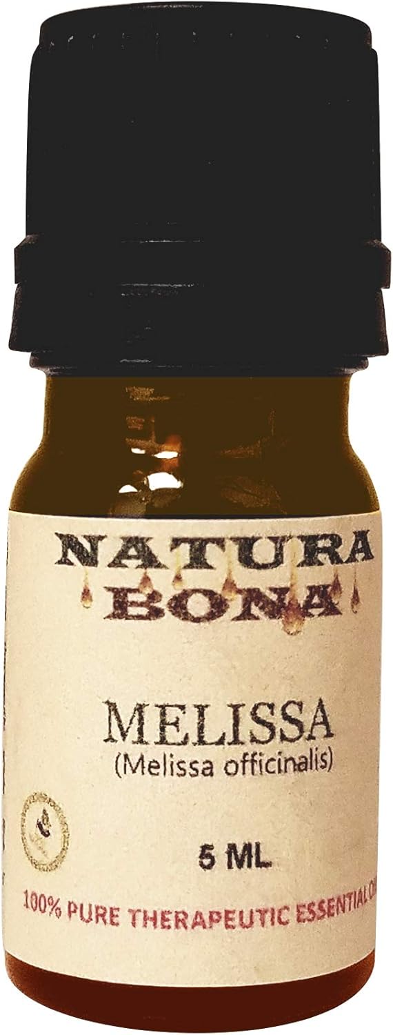 Melissa Essential Oil (Lemon Balm) 100% Pure Natural Undiluted Therapeutic Grade for Aromatherapy & Massage Use