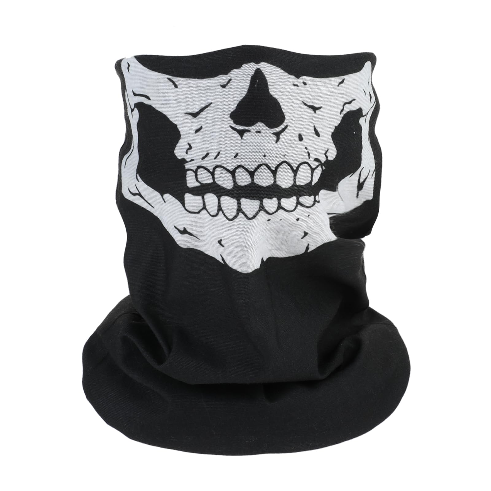 Sibba Chusta kominowa, bandana, wielofunkcyjna chusta na szyję, maska na twarz, kominiarka, opaska na głowę, ochrona ust, na Halloween, do uprawiania sportu, jazdy na rowerze, jazdy na rowerze, jazdy