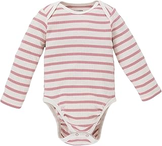 ديفاكتو بودي للبنات الصغيرات بقصة عادية ورقبة على شكل ظرف واكمام طويلة وكباسين B5714A5