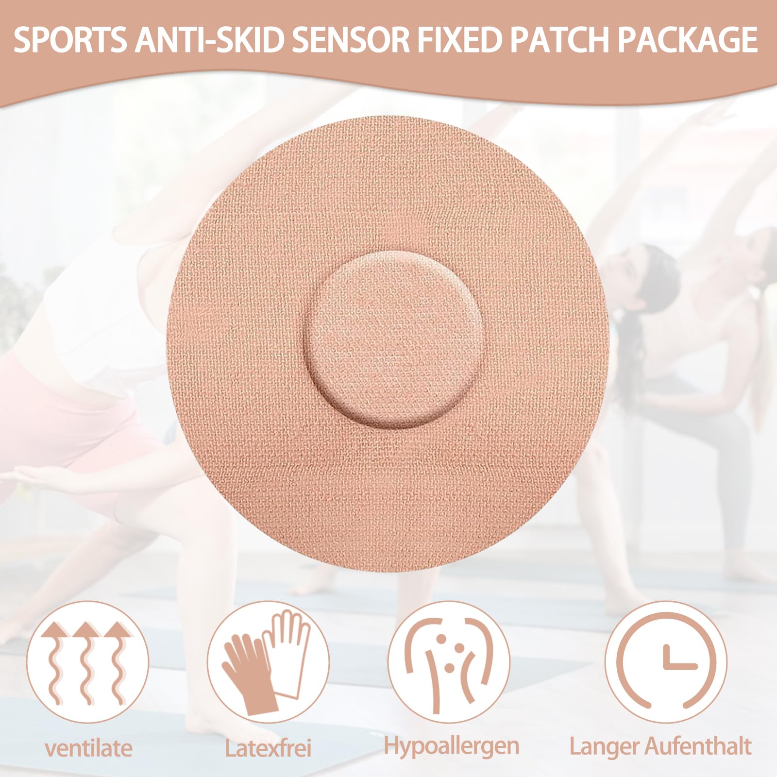 50 Pezzi Cerotti Impermeabili per Freestyle Libre 1, 2 e 3 Sensore, Toppe Adesive per Sensore Libre, Patch per Sensore Freestyle per Attività Sportive