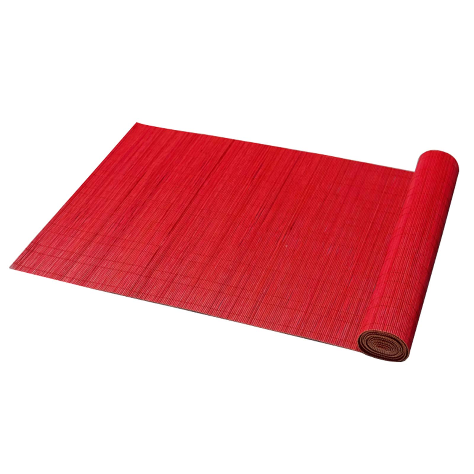 Japanischer Stil Gut Bambusseide Tischläufer Wasserdicht 25Cm Breit Tischdecke Für Küche Esszimmer Hochzeitsfeier Home Decoration Hotel,Rot,25x200cm