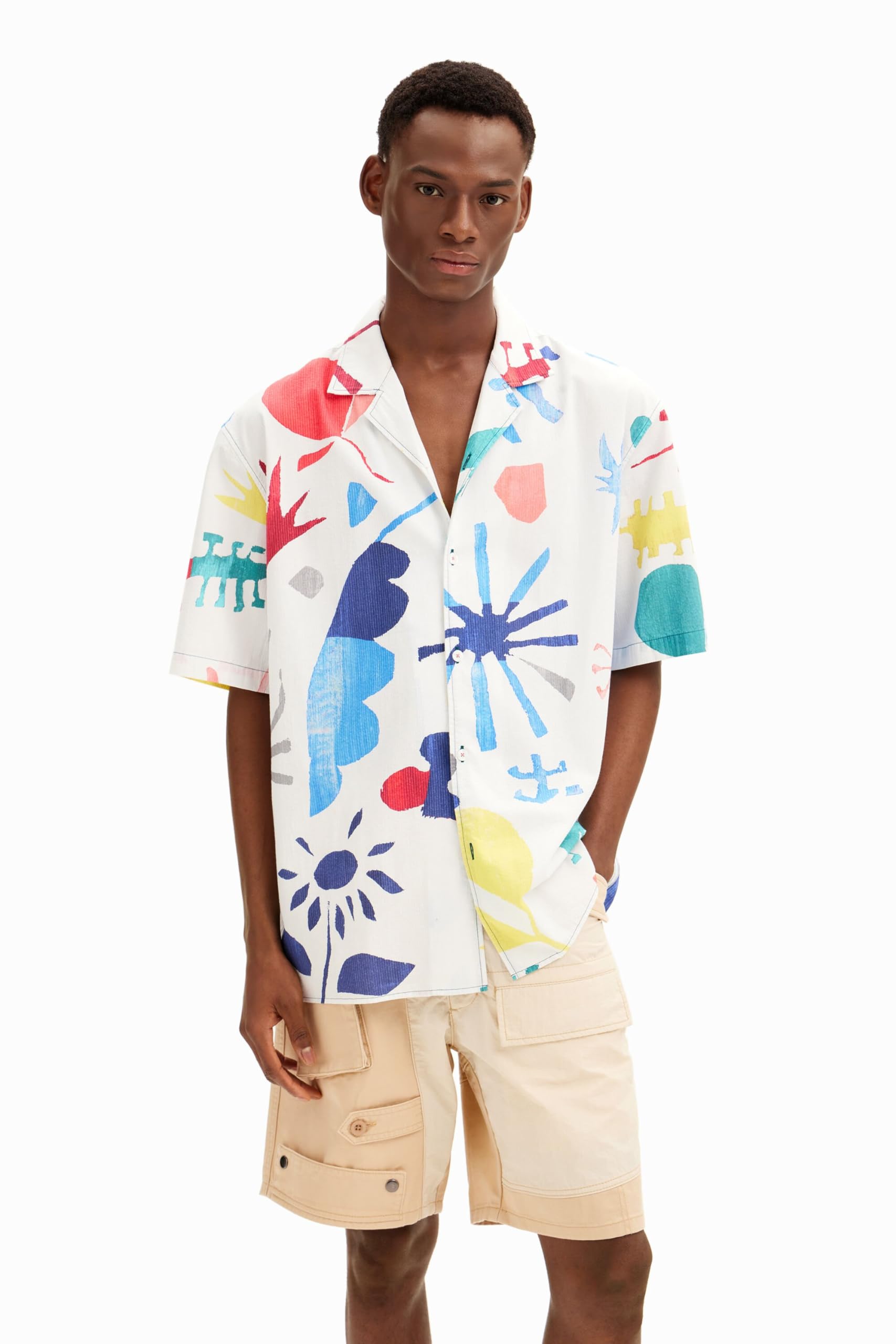 Desigual Herren Cam_Star T-Shirt (1er Pack)