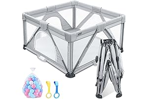 ANGELBLISS Baby Playpen: A Foldable Haven for Safe and Stimulating Play