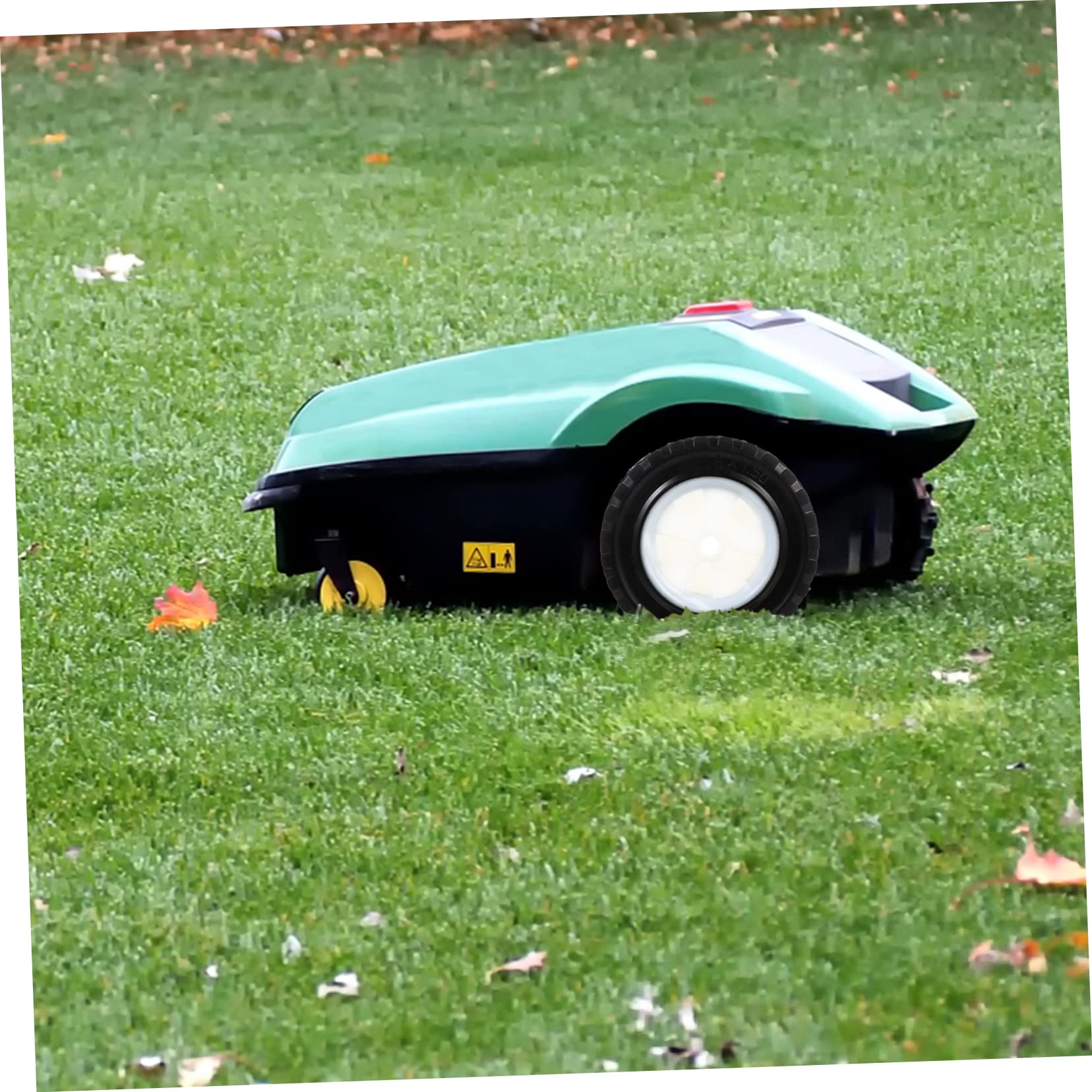 Sosoport 2piezas Ruedas Sólidas para Cortacésped Inflado Ruedas para Jardinería y Uso Exteriores