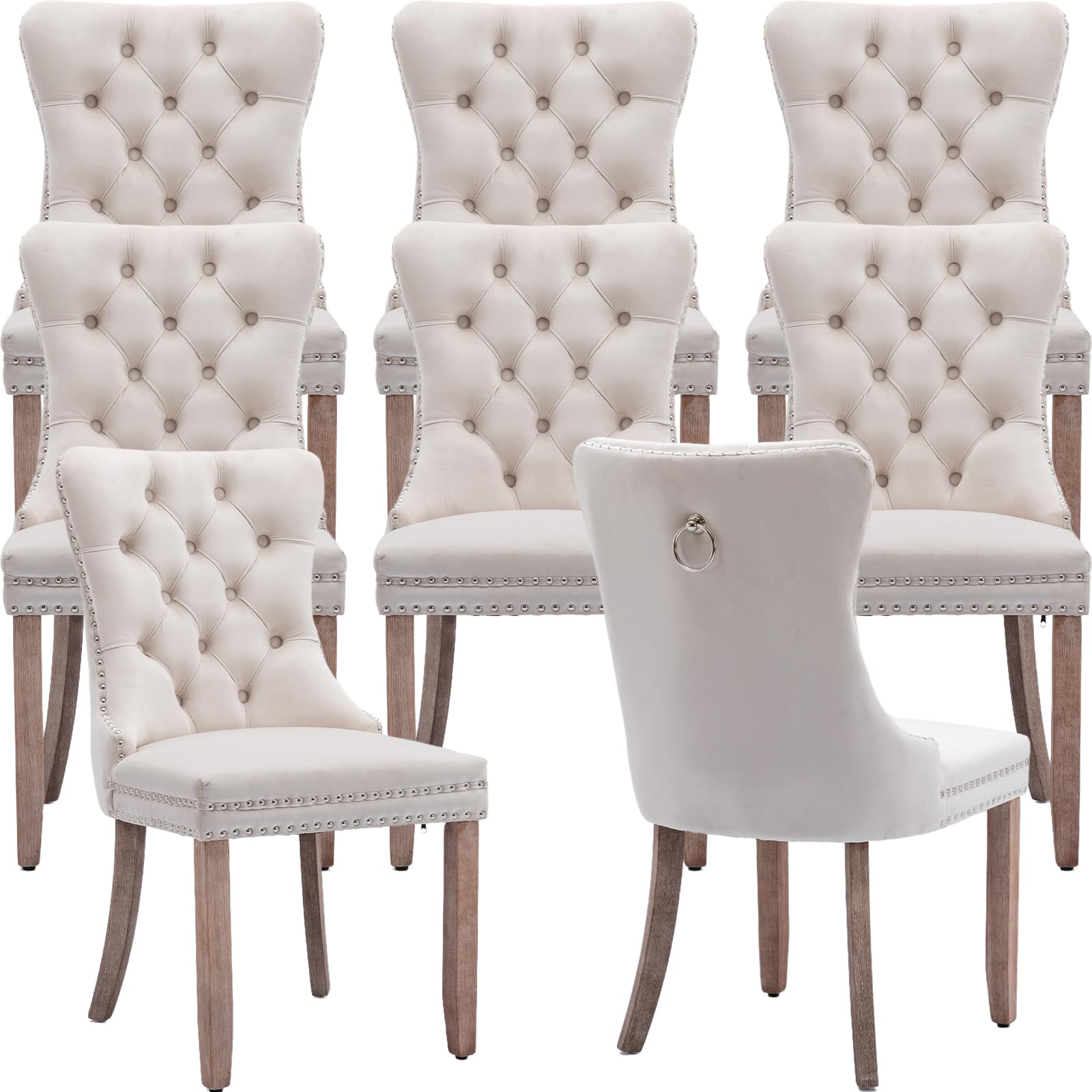 ODUSE-DAILY Velvet Dining Chairs