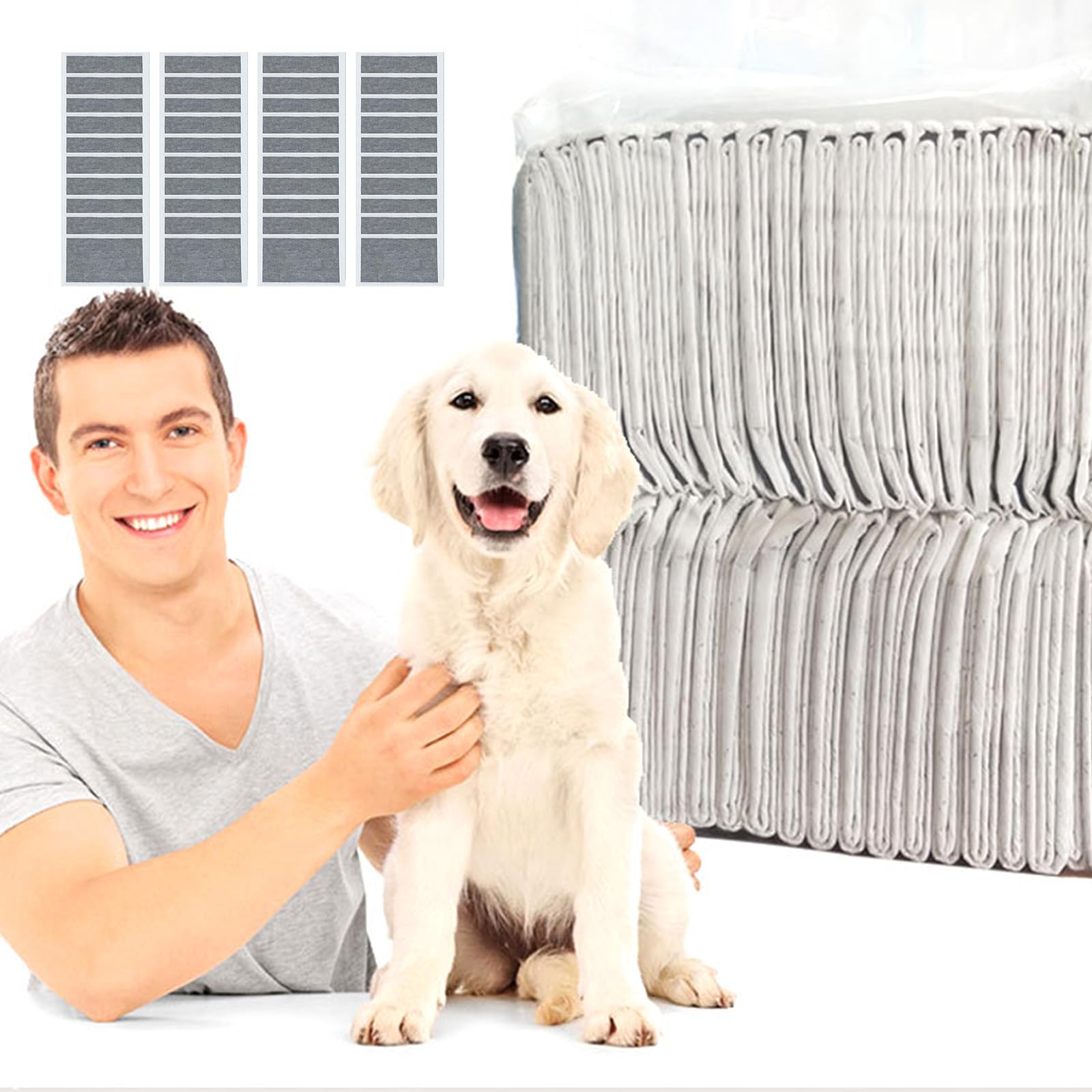 Coussin absorbant pour urines pour chien - Tapis de toilettage pour toutes races - Tapis de dressage pour chiens de compagnie