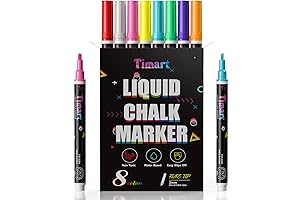 Liquid Chalk Markers - Washable, 8 Pack