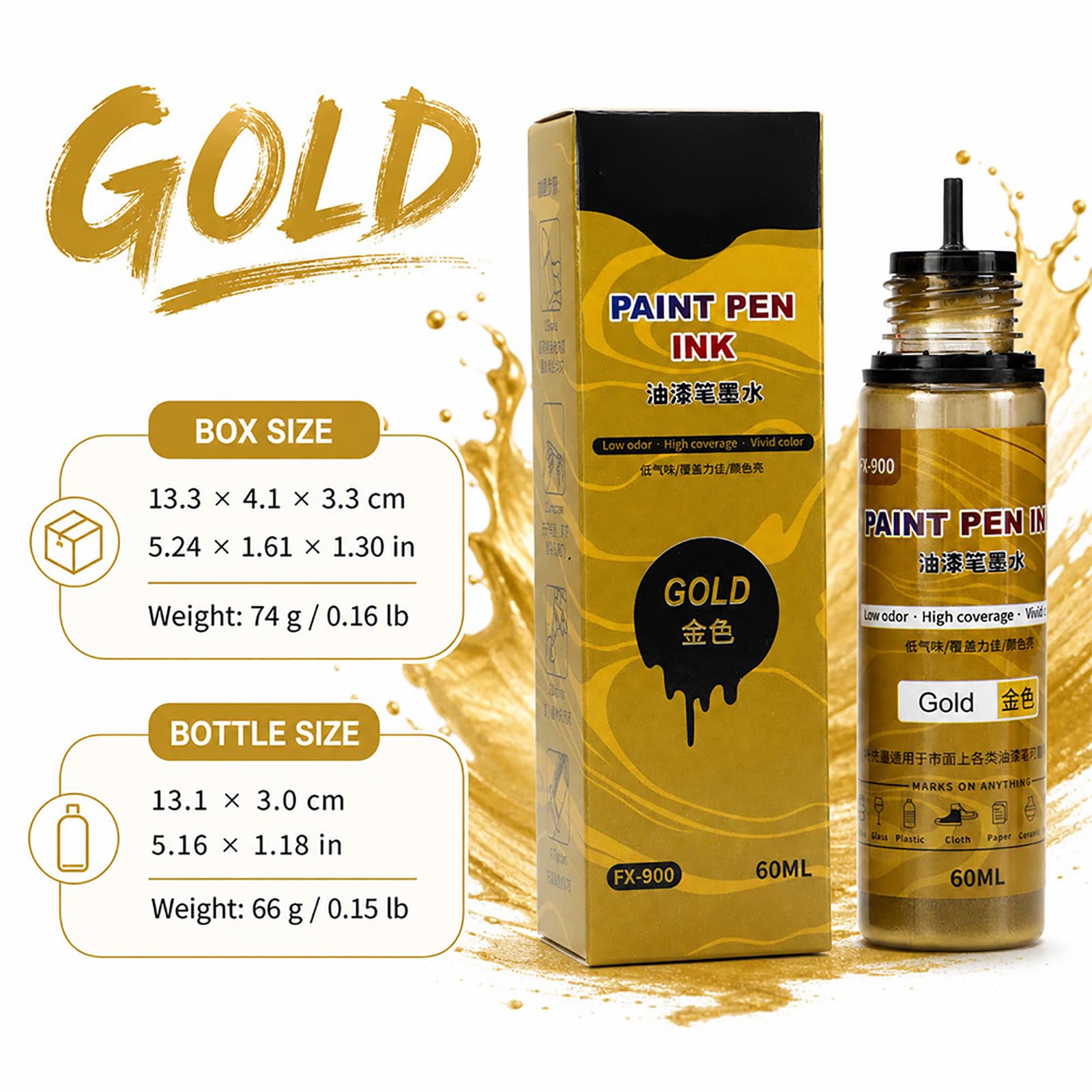 12 flaconi inchiostri a olio Inchiostri a base oli multicolori Set flaconi pittura a olio per restauro professionale modelli Vernice a base 60 ml