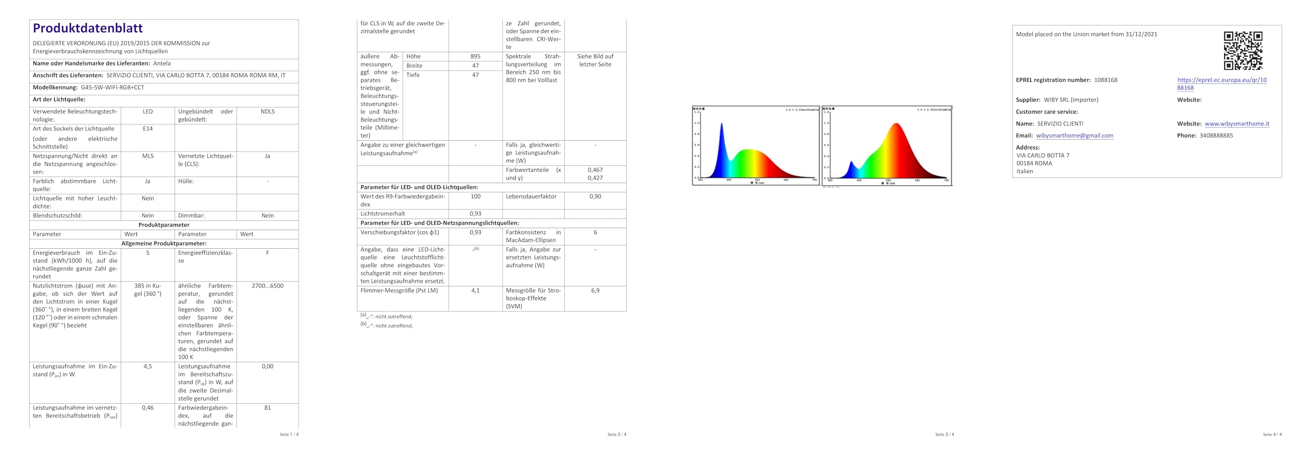UPXNBOR Smart Glühbirnen E14 - 16 Millionen Farben & Sprachsteuerung