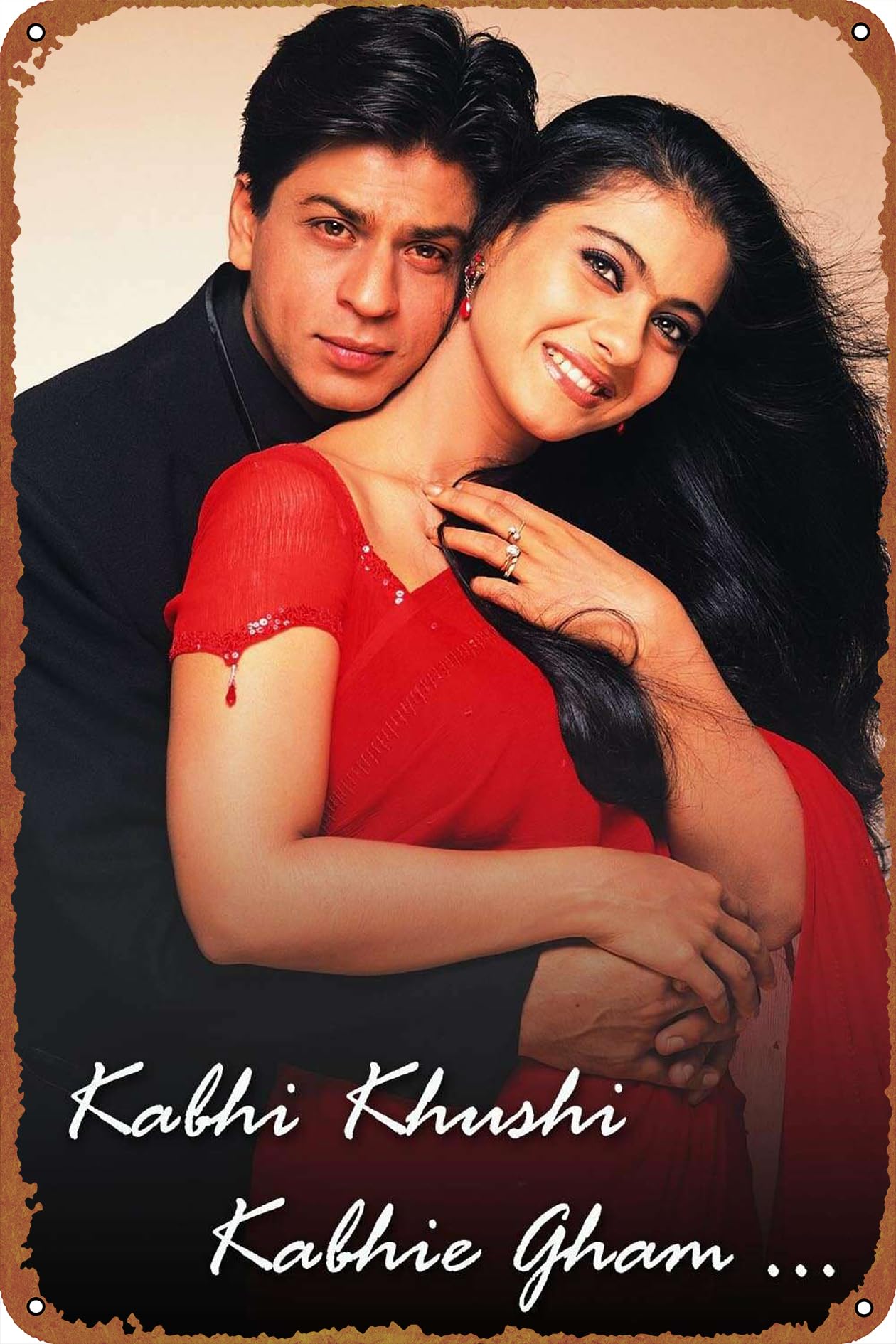 Kabhi Khushi Kabhie Gham Poster Sign Metal Tin Sign Wall | Desertcart  Seychelles, image size:1260x1890