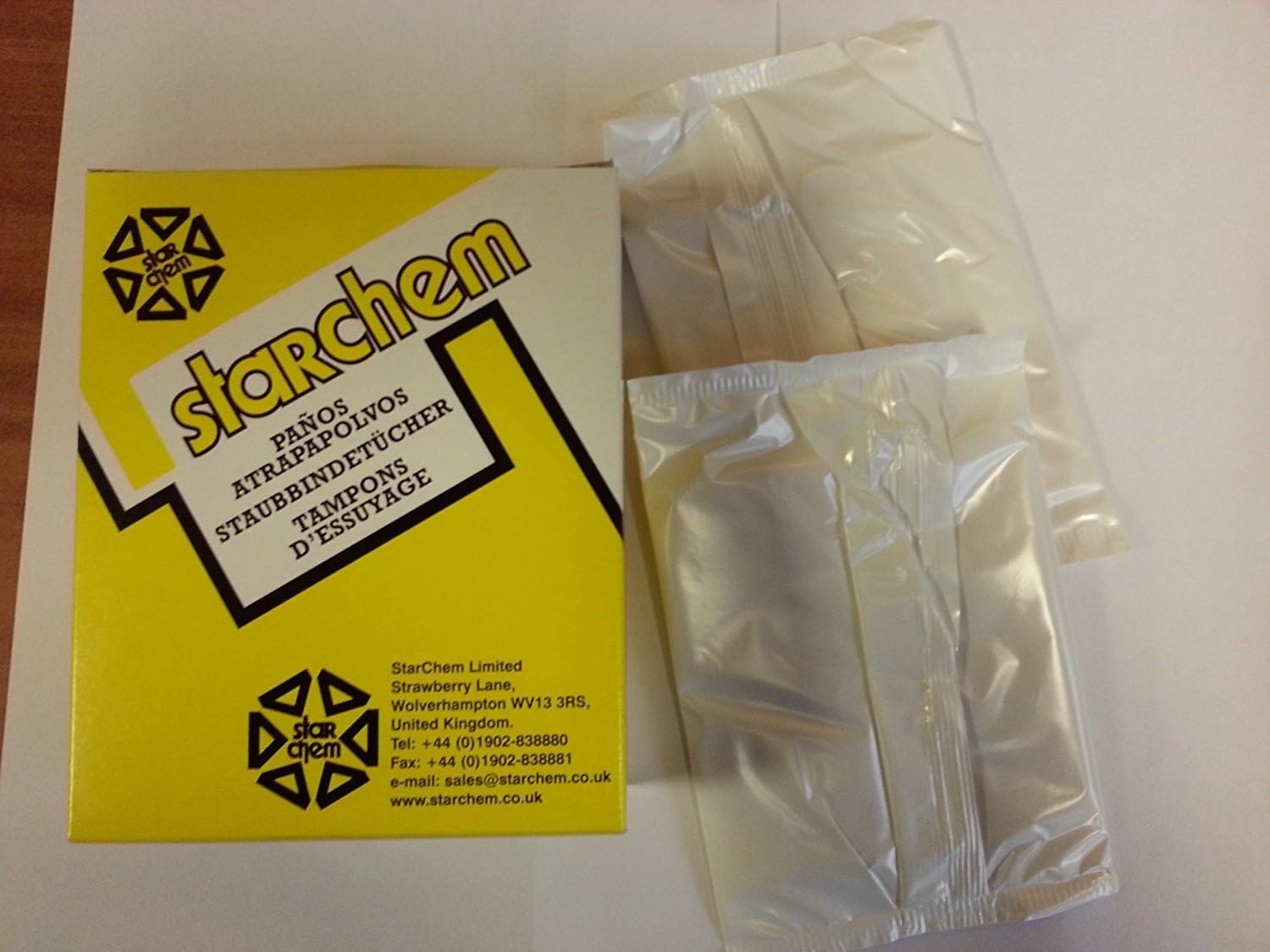 Tack Cloths/Rags Tack Cloth Tacky Cloth 10 x Individually Wrapped Cloths starchem