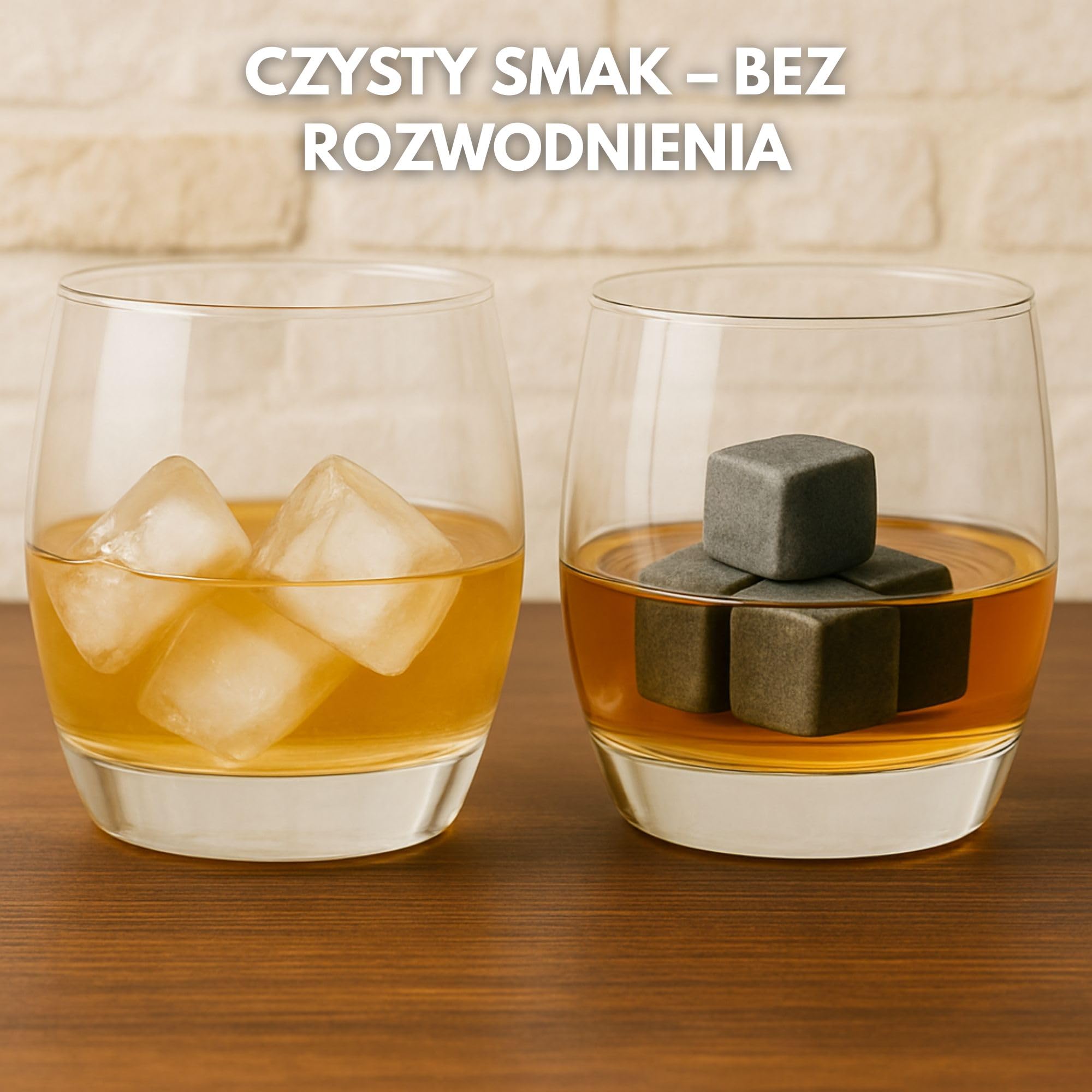 Zestaw 9 kamieni do whisky w kolorze szarym z naturalnego steatytu - on The Rocks kamienie chłodzące z praktycznym woreczkiem z materiału