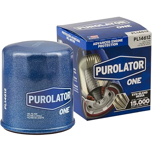 Purolator PL14612 PurolatorONE Advanced Engine Protection Spin On Oil Filter Compatible With Nissan Altima, Rogue, Sentra, Murano, Versa, Maxima, Mazda 3, CX-5, CX-9, CX-30, 6, INFINITI QX60 and Q50