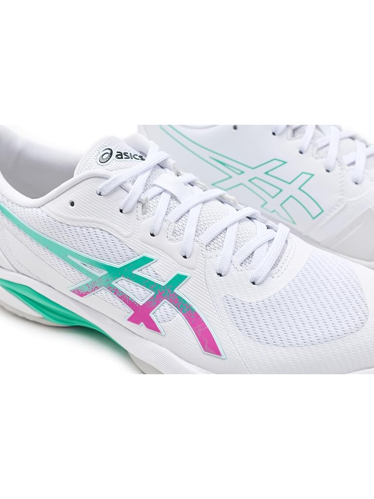White ASICS Men's Solution Swift FF 2 Tennis Shoe