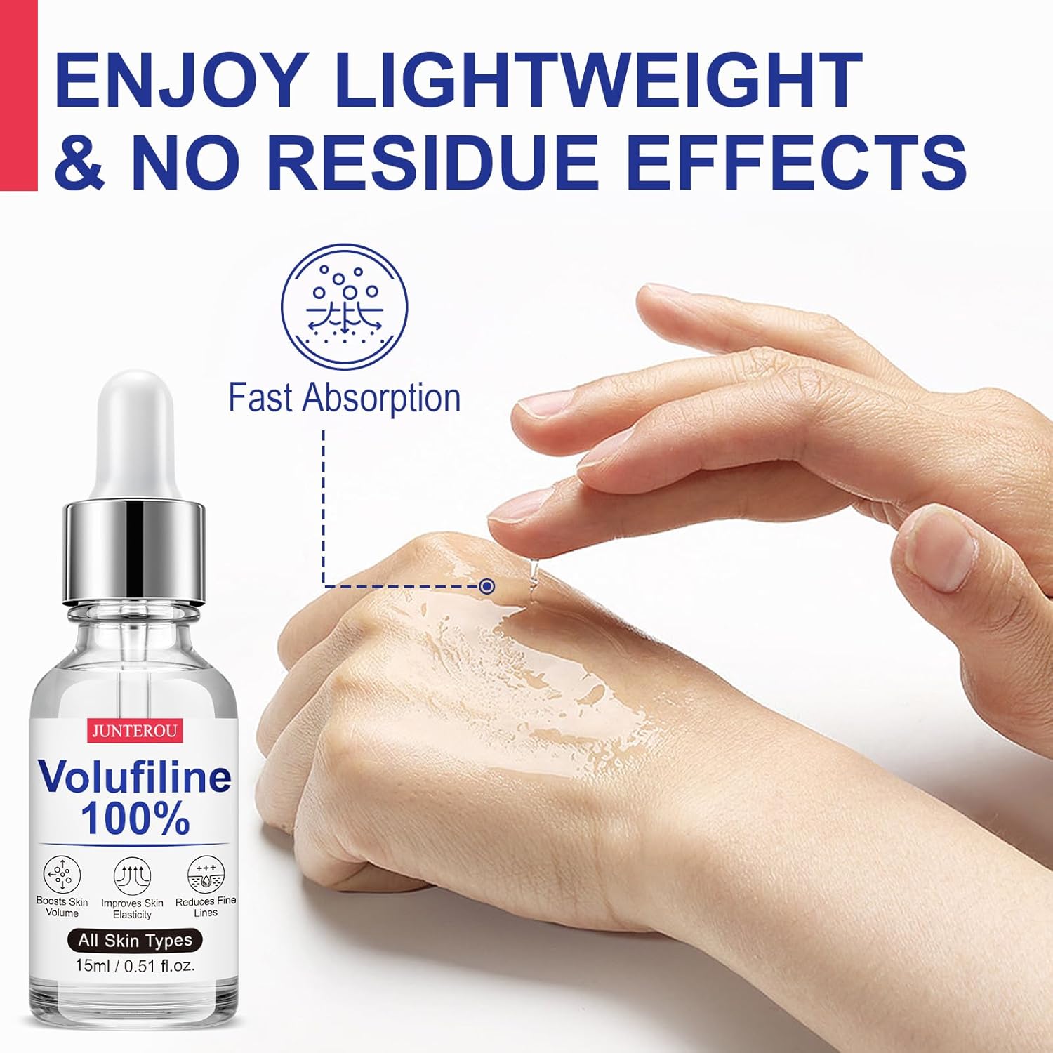 100% Volufiline Serum Skincare, Wrinkle Lifting and Firming Serum-Improve Fine Lines & Skin Elasticity, Advanced Hydration & Rejuvenation for Youthful Skin, DIY Skincare, Care Support, 0.51 fl.oz - Image 7