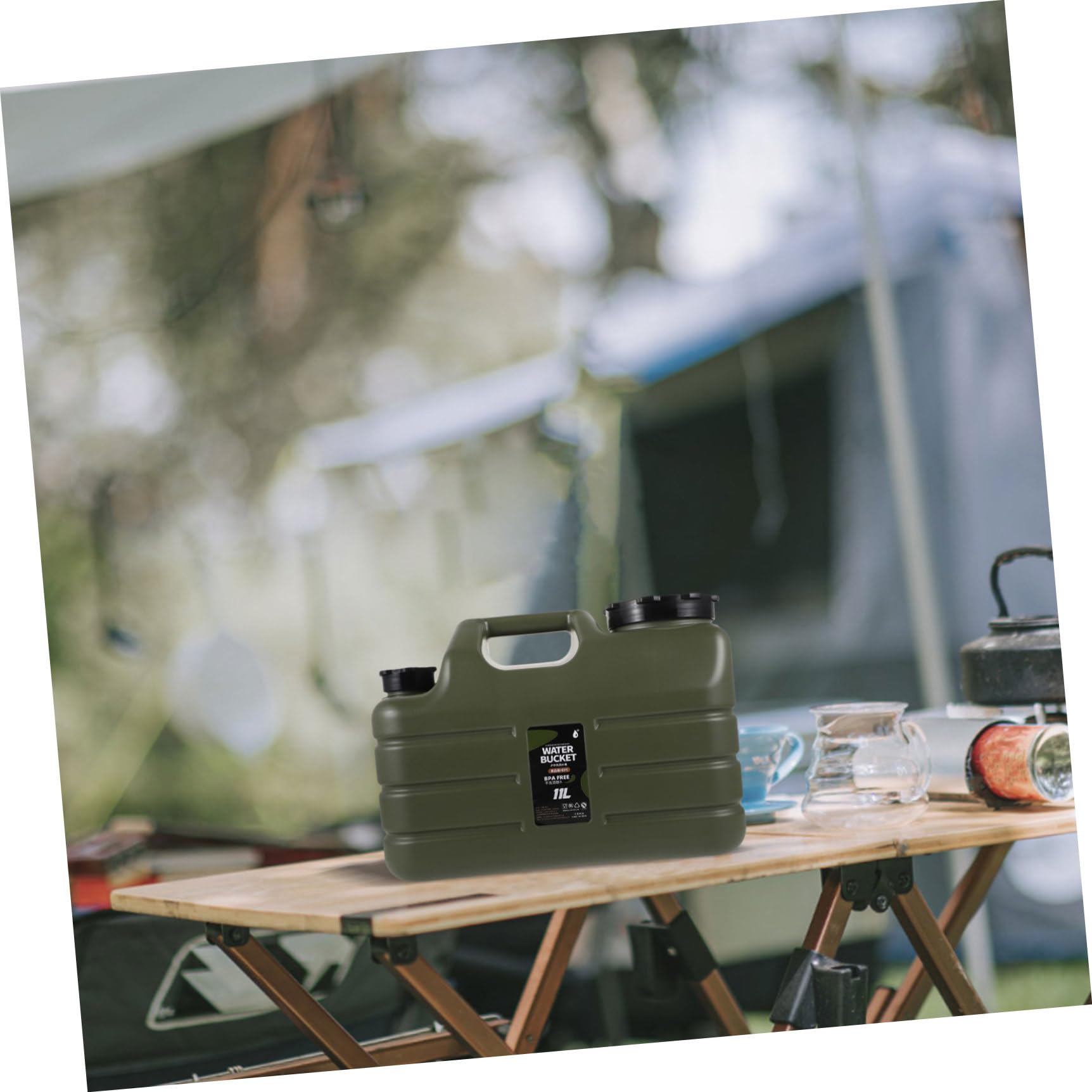 Yardwe Réservoir D’Eau Portable 11l en PE pour Véhicule et Camping