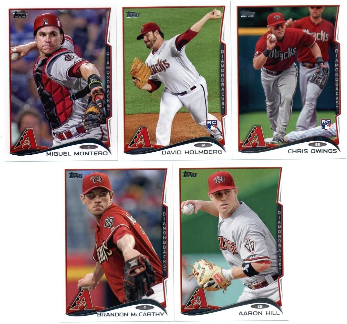 2010,2011,2012,2013 & 2014 Topps Arizona Diamondbacks Baseball Card Team Sets (Complete Series 1 & 2 From All Five Years )