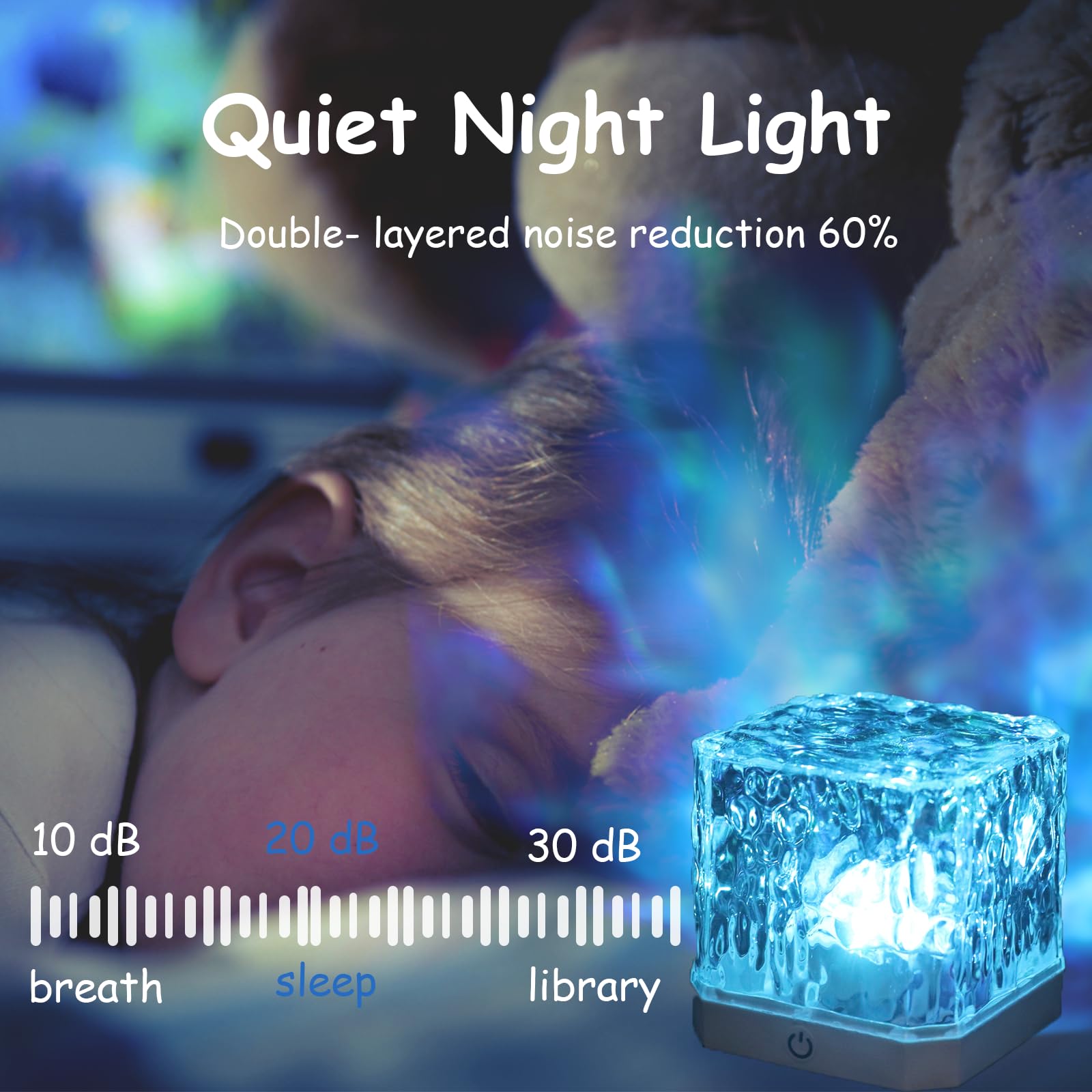16 Color Adjustable Northern Lights Projector, Aurora Light with Remote, Water Lamp for Bedroom Living Bath Bar - Image 4