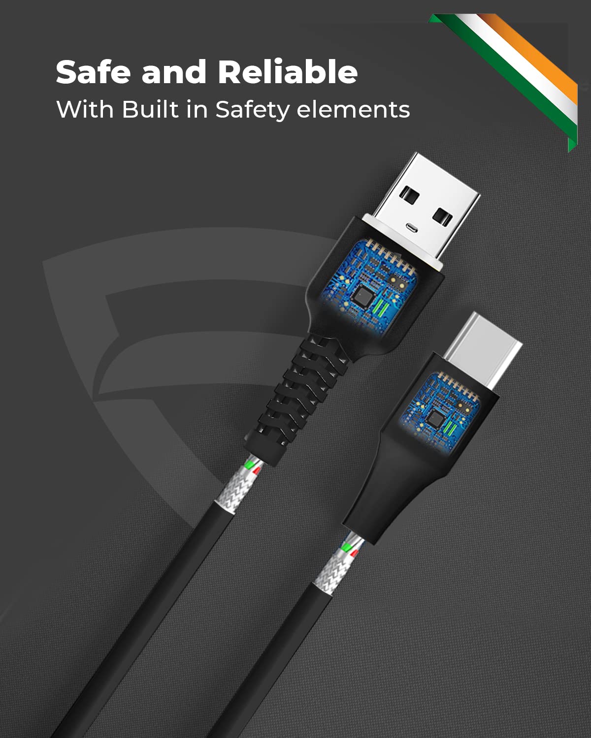 RAEGR RapidLine 100 Cable Combo - Fast Charging & Data Transfer -5