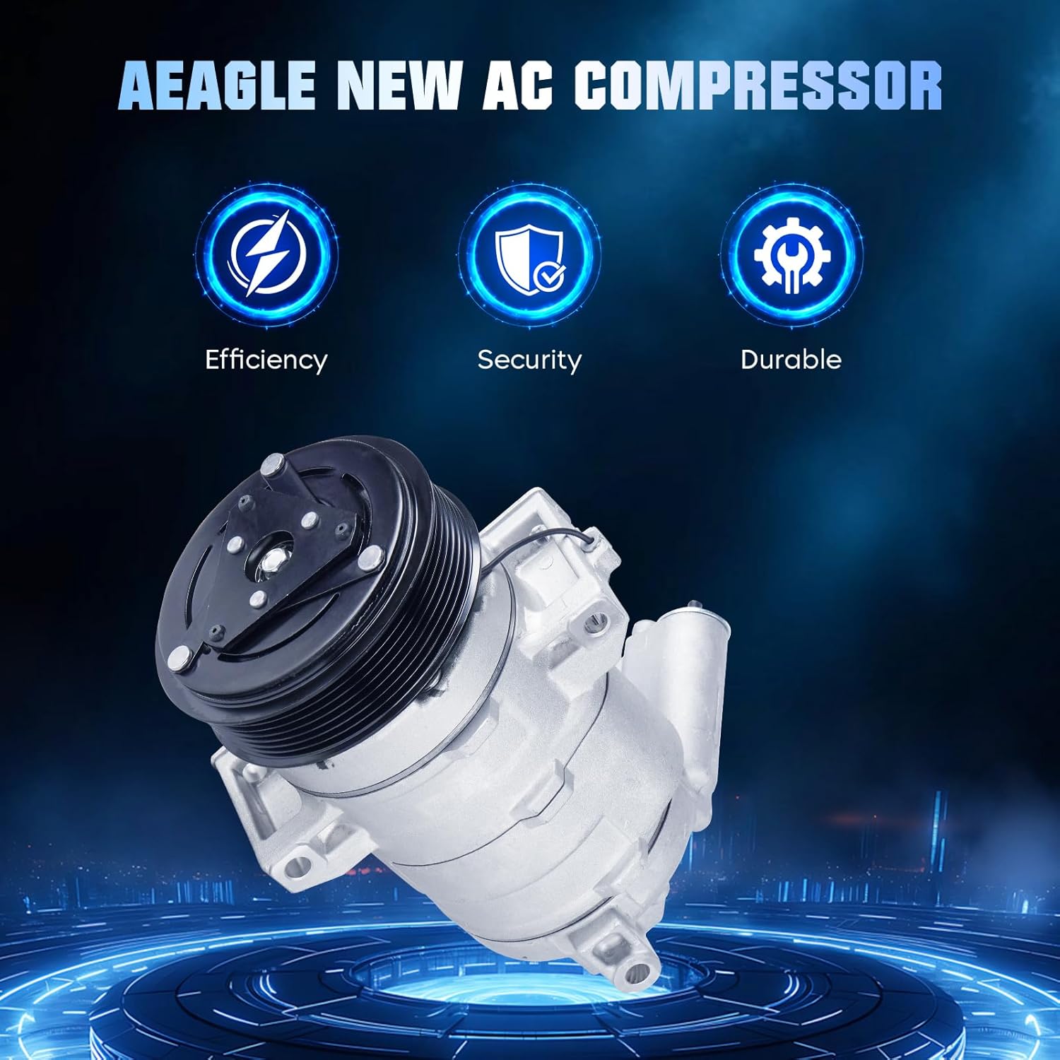 Air Conditioner AC Compressor with Clutch 4.0 4.0l for Nissan NV1500 NV2500 NV3500 2012-2020, for Nissan Pathfinder 05 06 07 08 09 10 11 12 4.0l Compressor