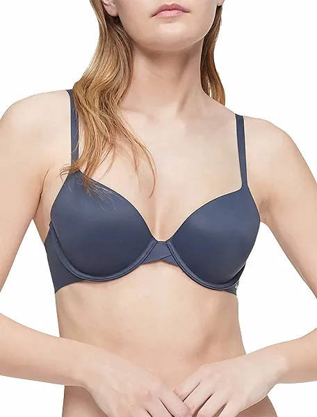 Calvin Klein Perfectly Fit Lightly Lined T-Shirt Bra with Memory Touch, Speakeasy, 32D