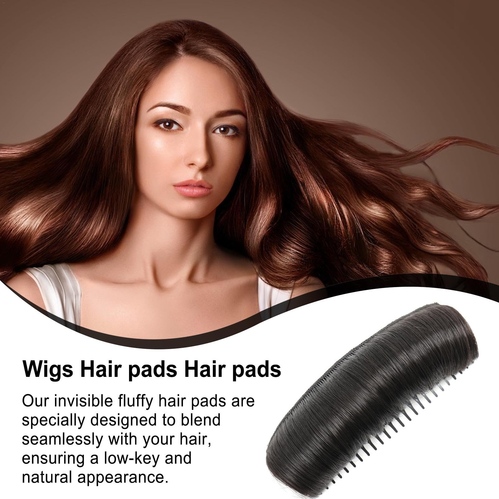 Generic Volume Hair Base Inserts,hair bumps for volume insert,Volume Increased Pads Invisible,Easy To Use Lightweight Comfortable Thickening Hairpin Hair Pad For Women, Work, Daily Use