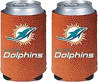 Vista 105 de Soporte aislante para latas y botellas de fútbol americano enfriador de bebidas Huggie (Nueva Orleans (Saints) - Negro)