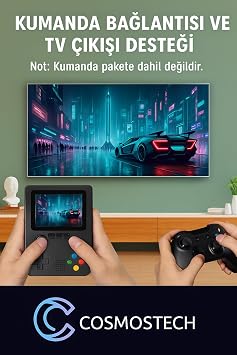 X6 Retro Taşınabilir Oyun Konsolu, 3,5 Ekran, Beyaz