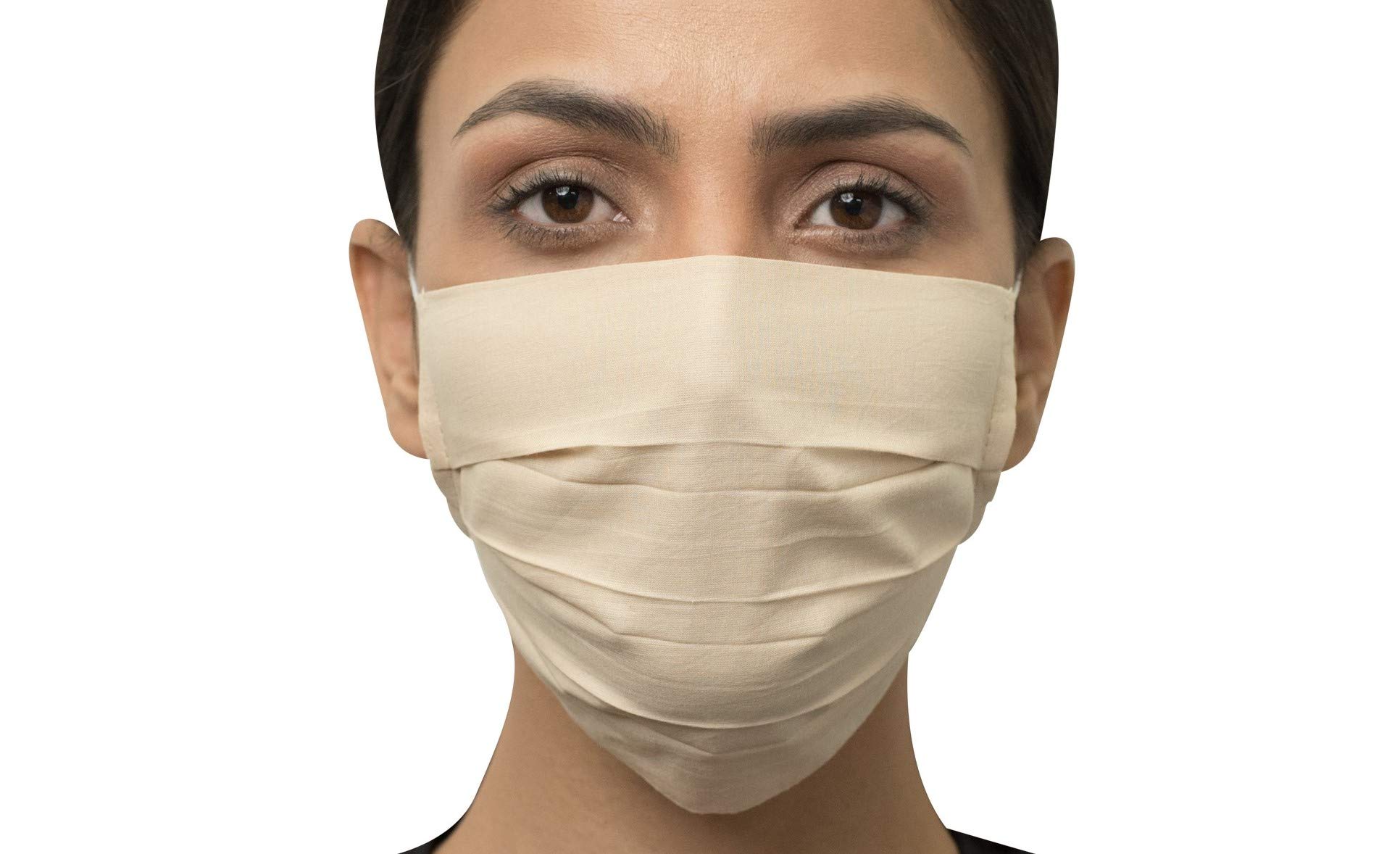 OrchidsPlus Pro Reusable Washable 2+ Layer Face Mask, Pack of 5, Beige (B0896W61LW) Amazon Price History, Amazon Price Tracker