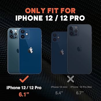 Amazon.com: NTG Military Shockproof iPhone 12 Case [2 Layer