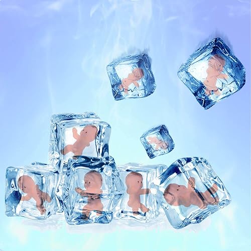 Miniatura 6 de selizo 100 mini bebés de plástico pequeños para juegos de baby shower y cubitos de hielo (1 pulgada)