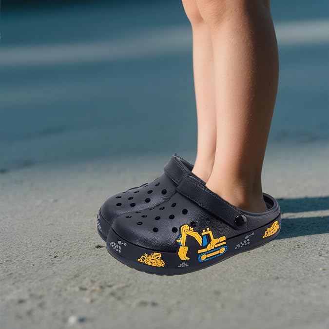 XPKWS Kids Clogs Girls Toddler Sandals Boys Garden Slides