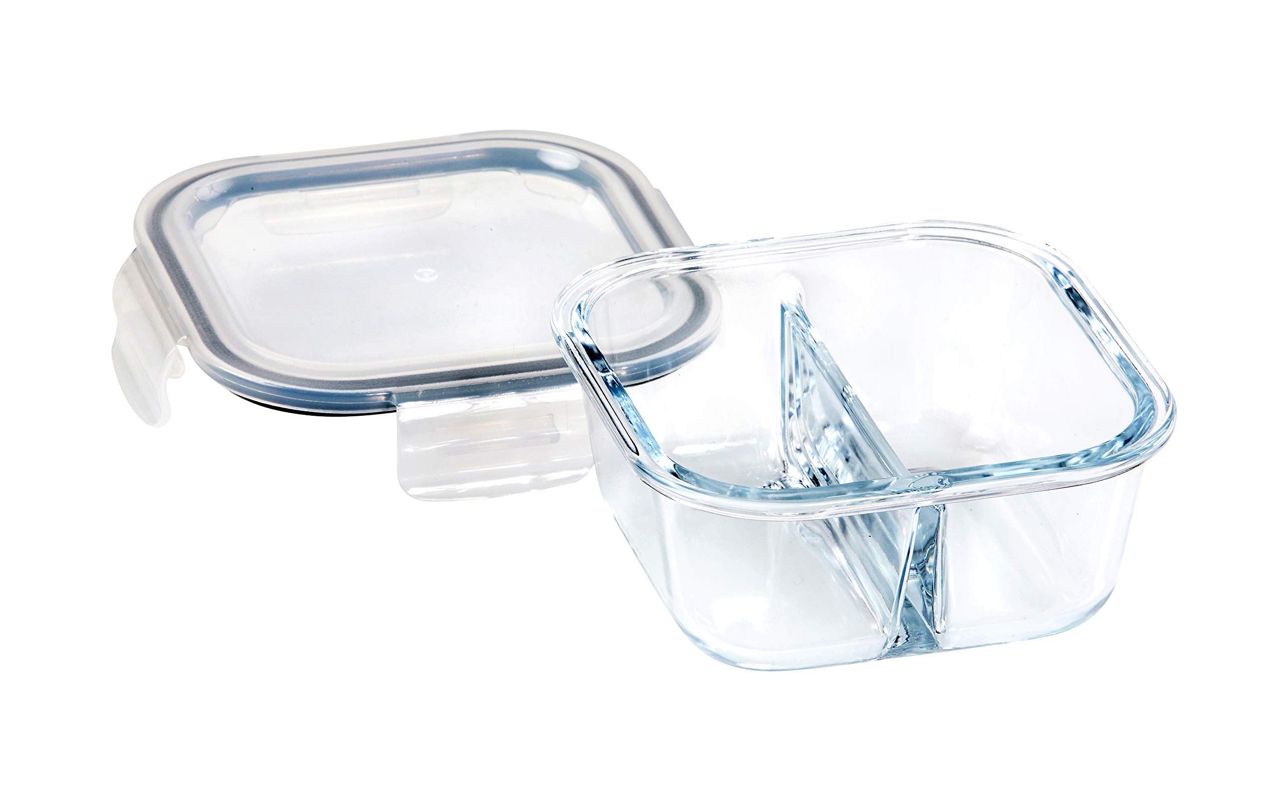 Wiltshire 500ml Glass Storage Container (2 dividers)