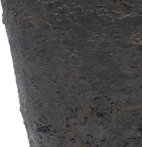 Miniatura 3 de The HC Companies Maceta cuadrada Tahoe de 16 pulgadas de alto, maceta decorativa prémium hecha de resina de piedra triturada para uso en interiores